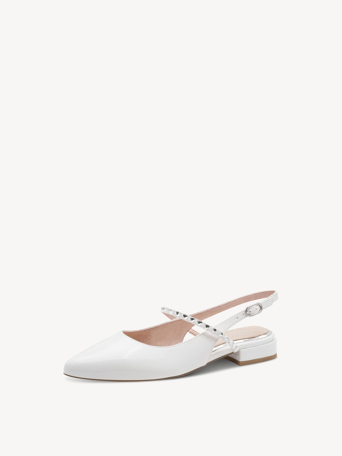 Marco Tozzi, Ballerina - beige IVORY PATENT, immagine 3 di 7