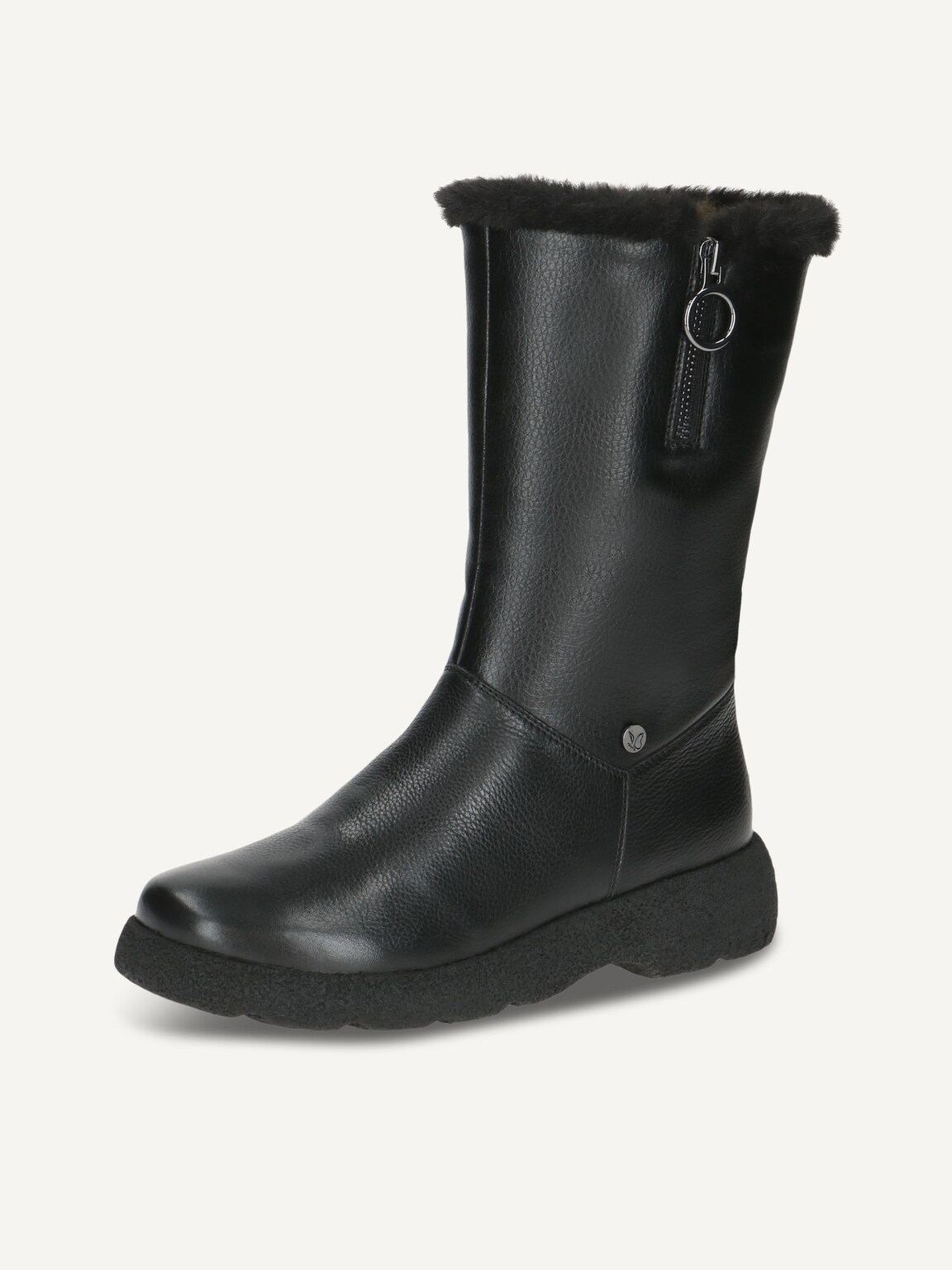 Caprice, Bootie - black warm lining BLACK NAPPA, image 1 of 5