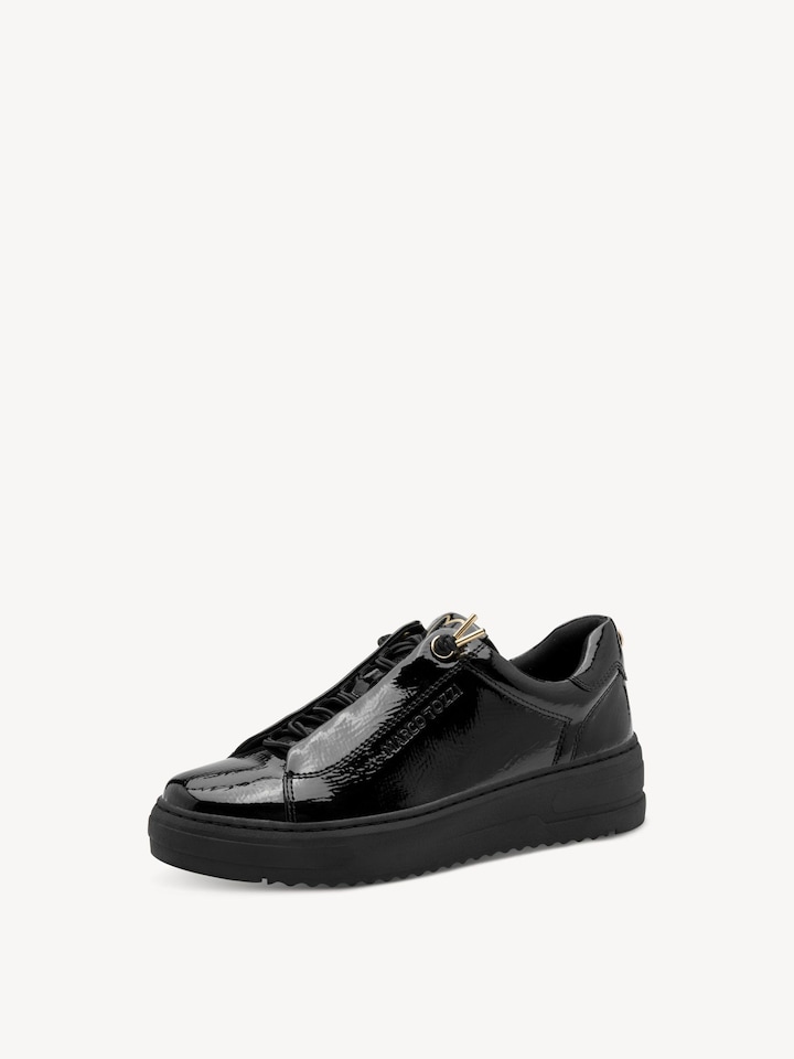 Marco Tozzi, Tenisky - černá BLACK PATENT