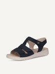 Not selected, Caprice, Leather Heeled sandal - blue OCEAN SUEDE