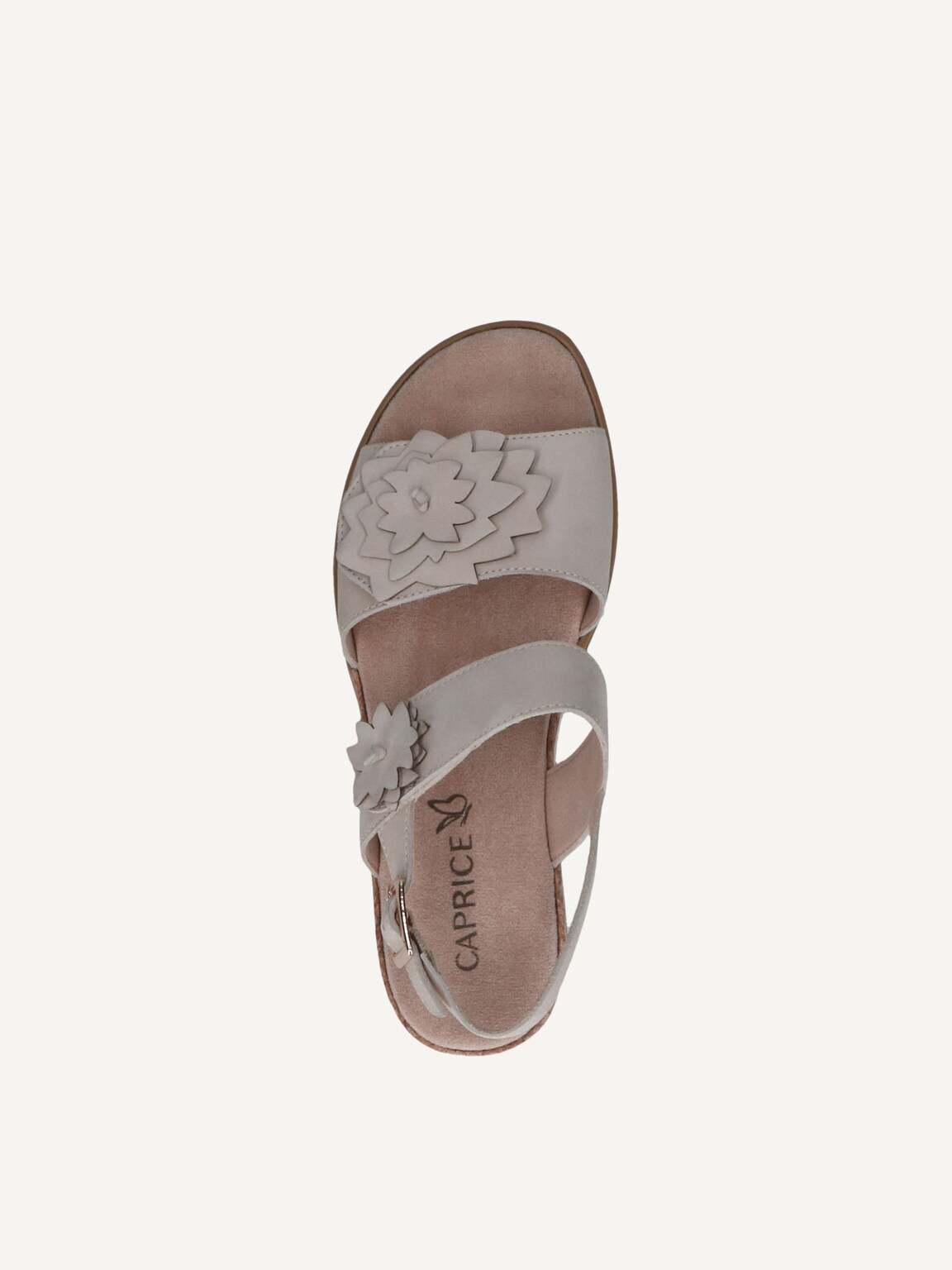 Caprice, Leather Sandal - white SNOW NUBUC, image 6 of 6