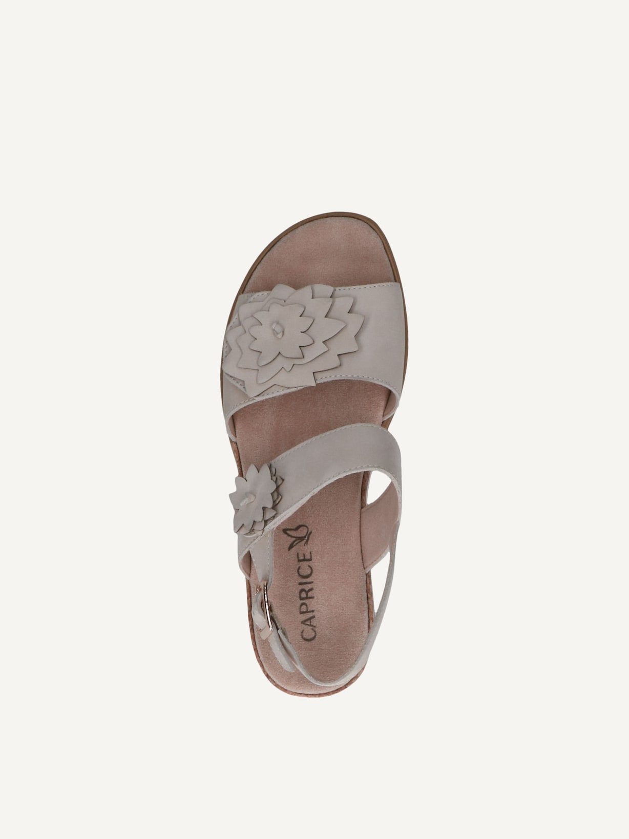 Caprice, Sandale en cuir - blanc SNOW NUBUC, image 5 sur 6
