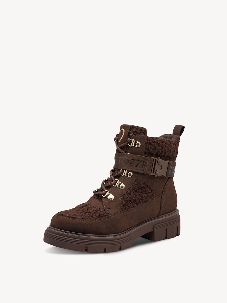 Marco Tozzi, Bootie - brown warm lining, CHOCO COMB, Image 3 of 7