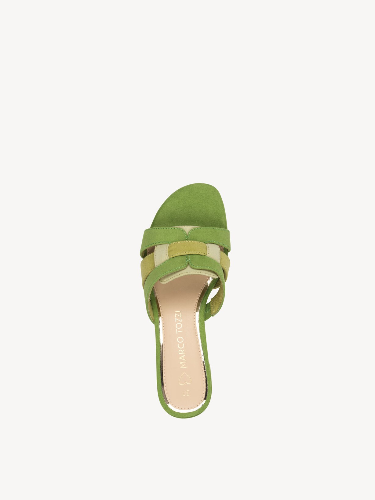 Marco Tozzi, Ciabatte - verde APPLE COMB, immagine 5 di 6