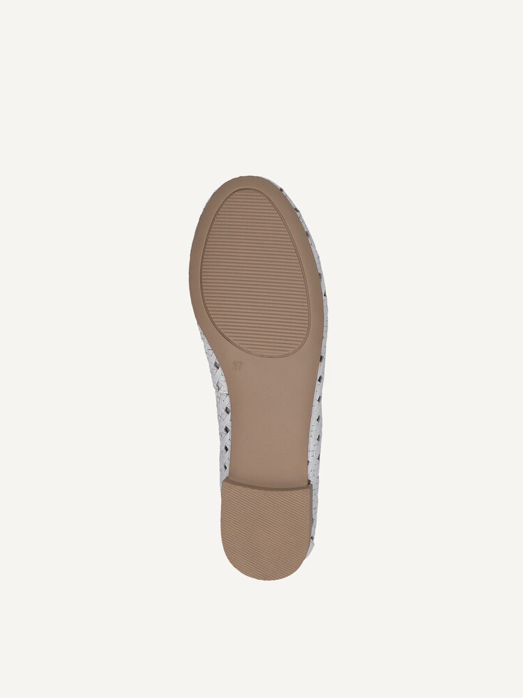Caprice, Ballerine en cuir - blanc WHITE NAPPA, image 5 sur 5