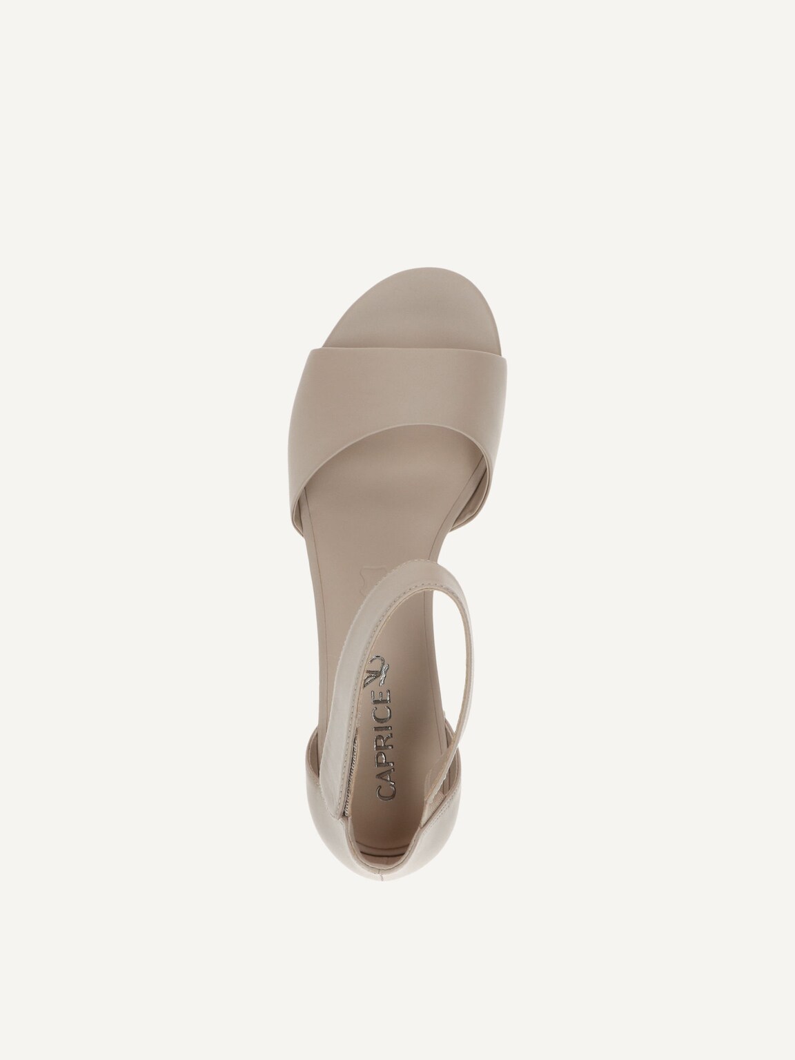 Caprice, Leather Heeled sandal - beige BEIGE NAPPA, image 10 of 10