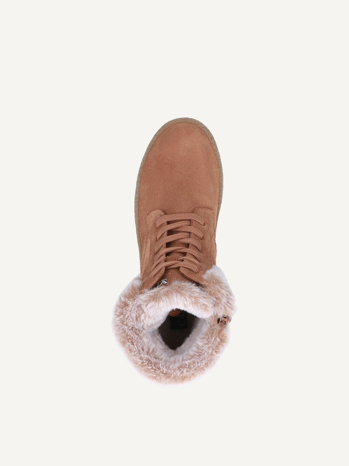Caprice, Bootie - brown warm lining COGNAC SUEDE, image 5 of 5