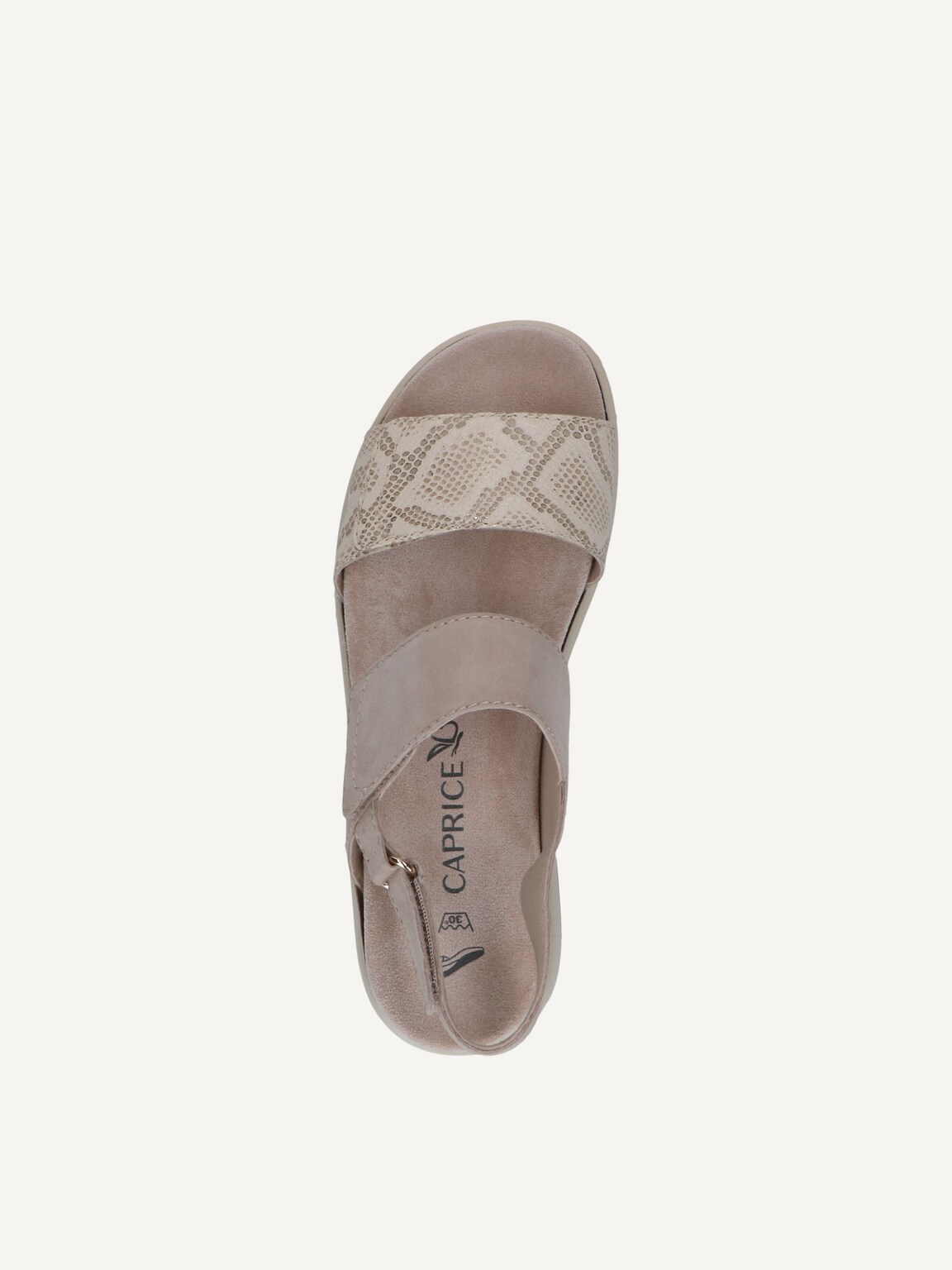 Caprice, Leather Sandal - beige BEIGE COMB, image 5 of 5