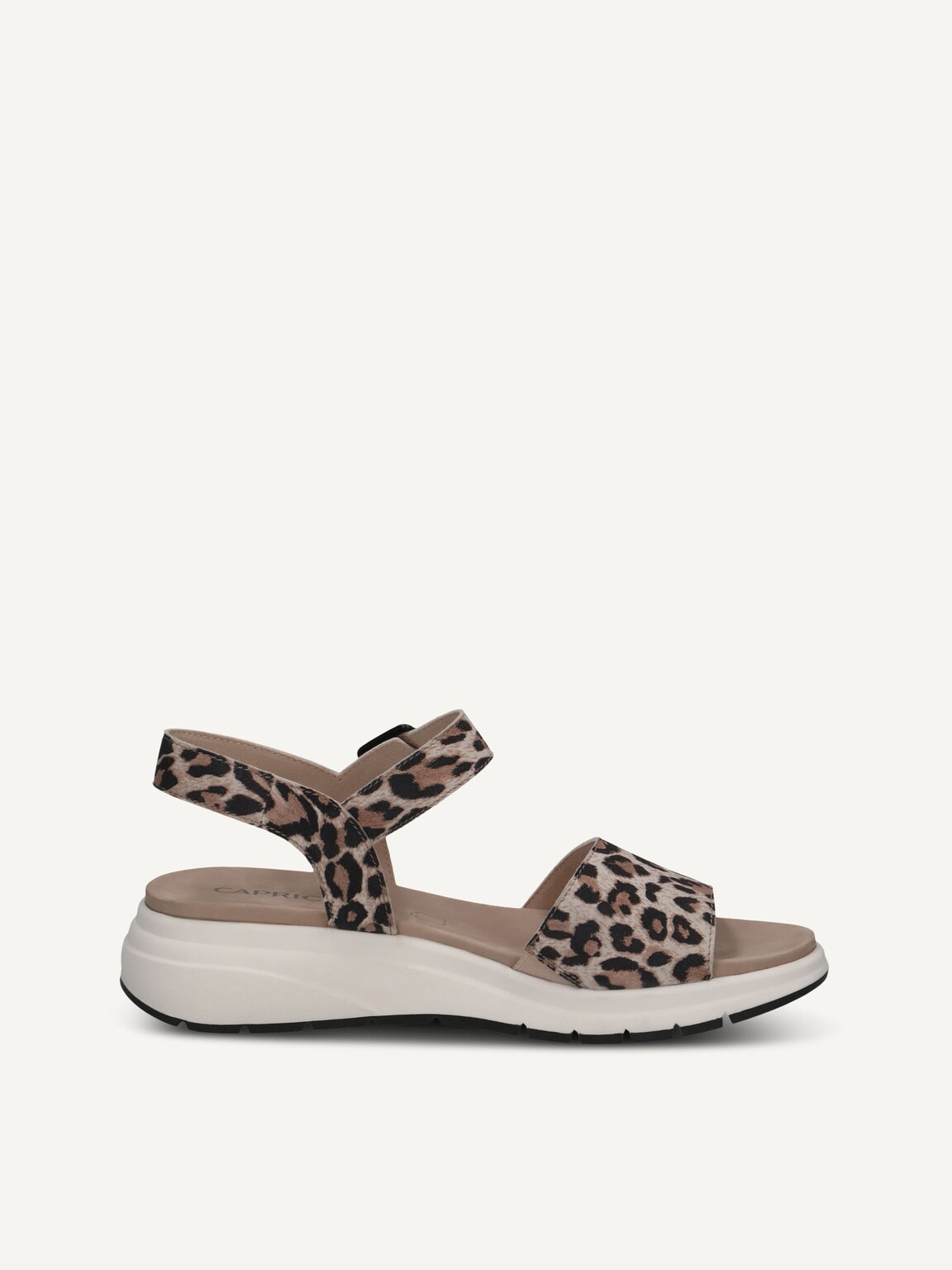 Caprice, Leather Sandal - beige LEO, image 4 of 6