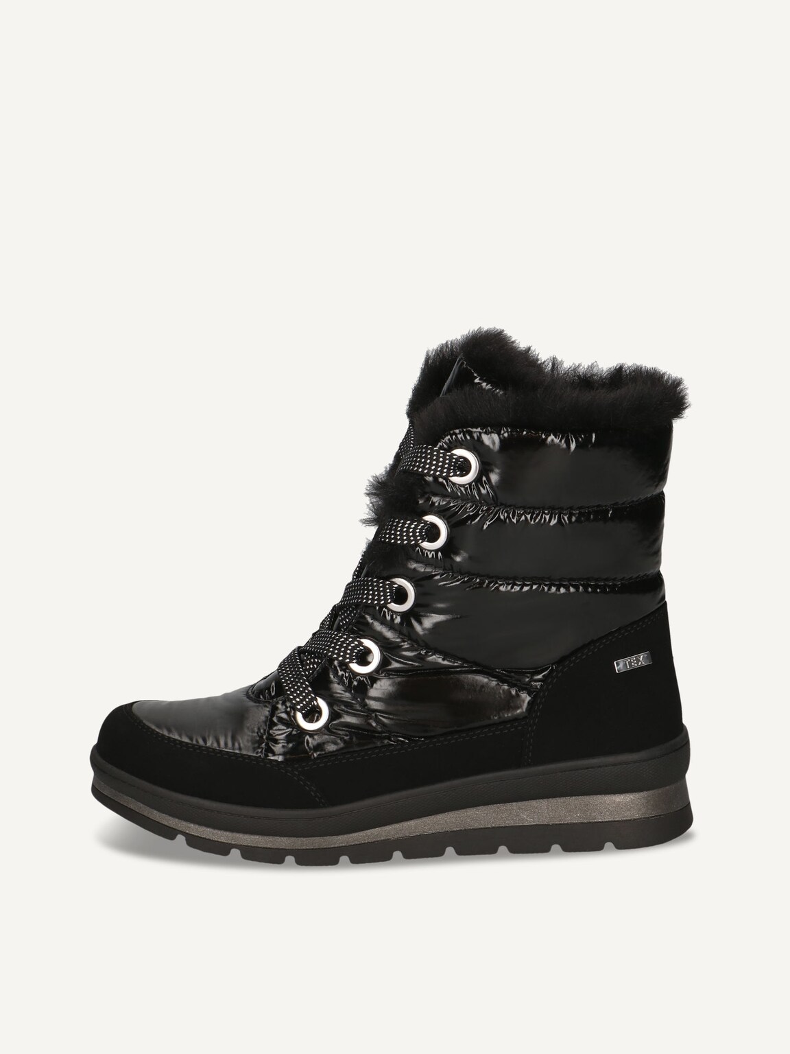 Caprice, Bootie - black warm lining BLACK COMB, image 3 of 6