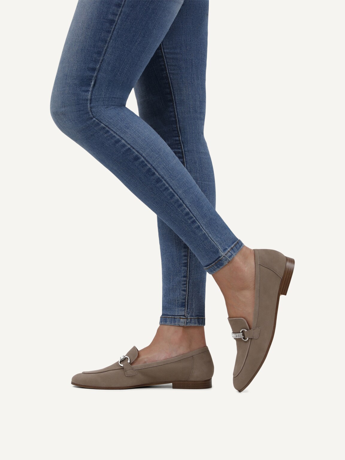 Caprice, Leather Slipper - brown MUD SUEDE, image 2 of 6