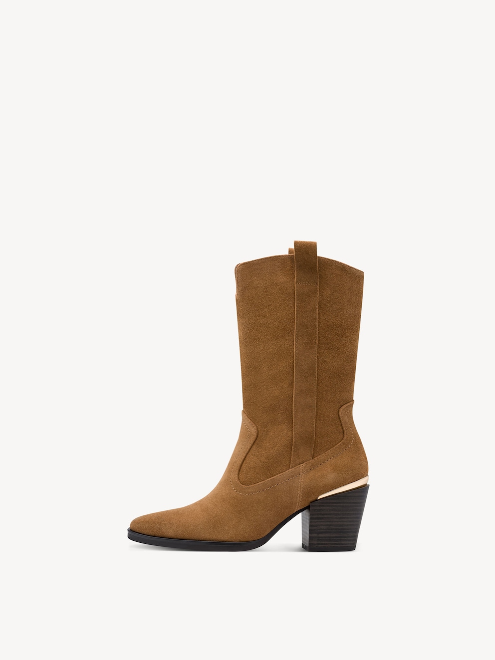 Marco Tozzi, Lederstiefelette - braun CAMEL, Bild 1 von 7