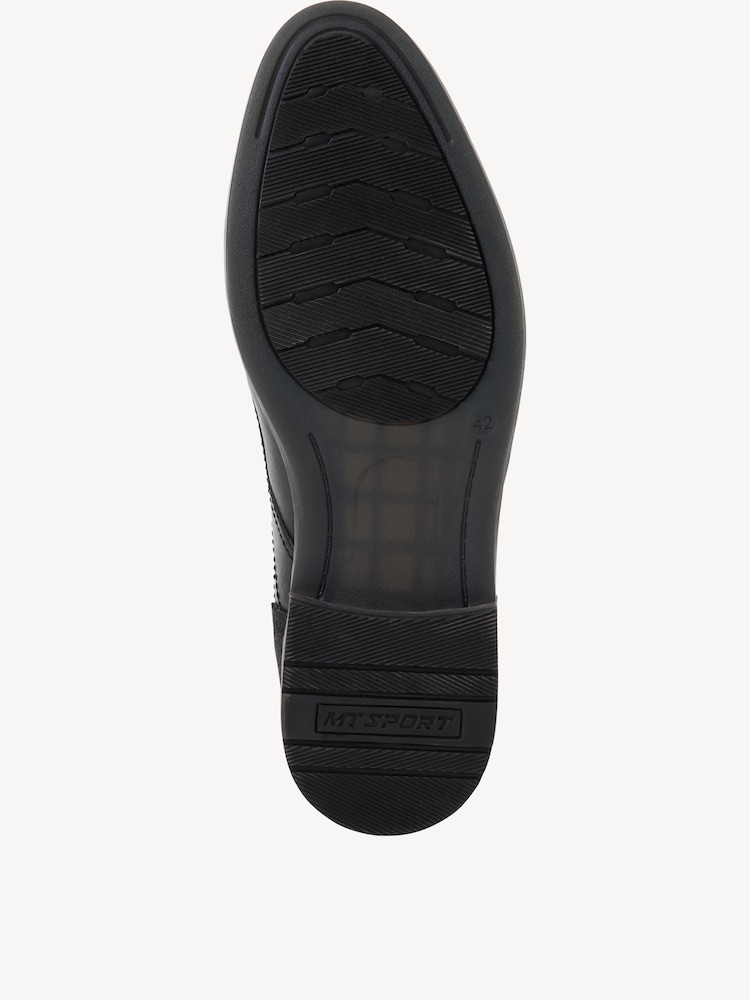 Marco Tozzi, Leather Low shoes - black, BLACK, Image 4 of 6