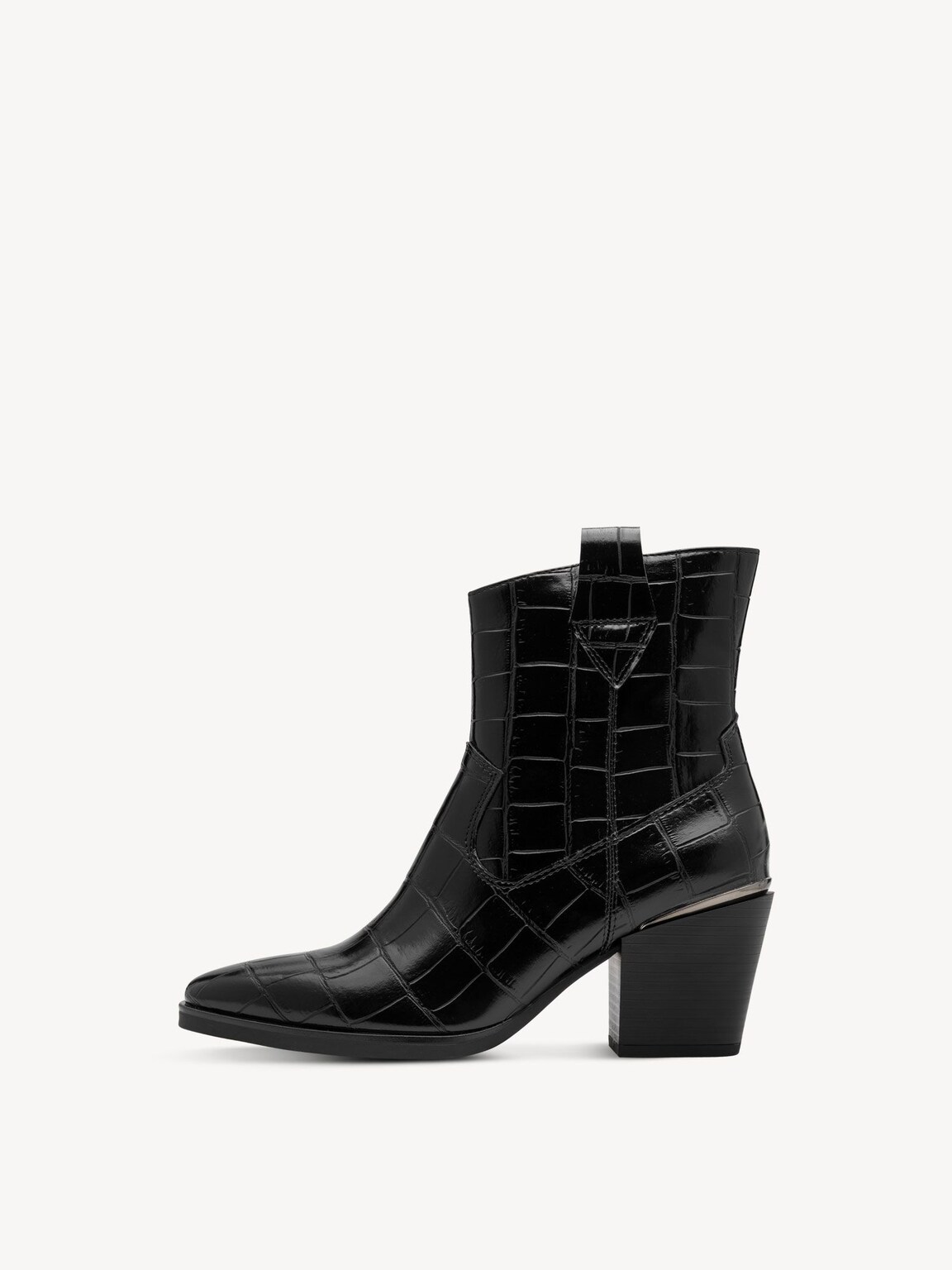 Marco Tozzi, Bootie - black, BLACK CROCO, Image 1 of 6