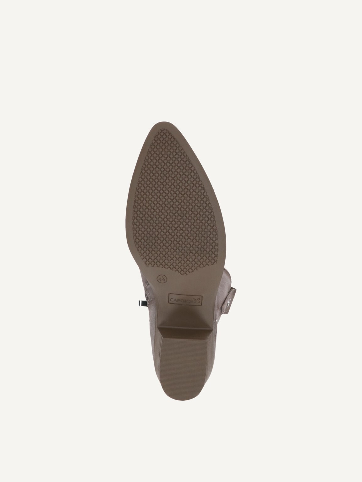 Caprice, Leather Bootie - beige TAUPE NUBUC, image 4 of 5