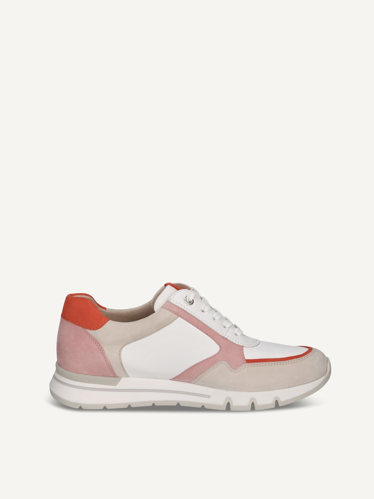 Caprice, Basket en cuir - blanc WHITE COMB, image 3 sur 5
