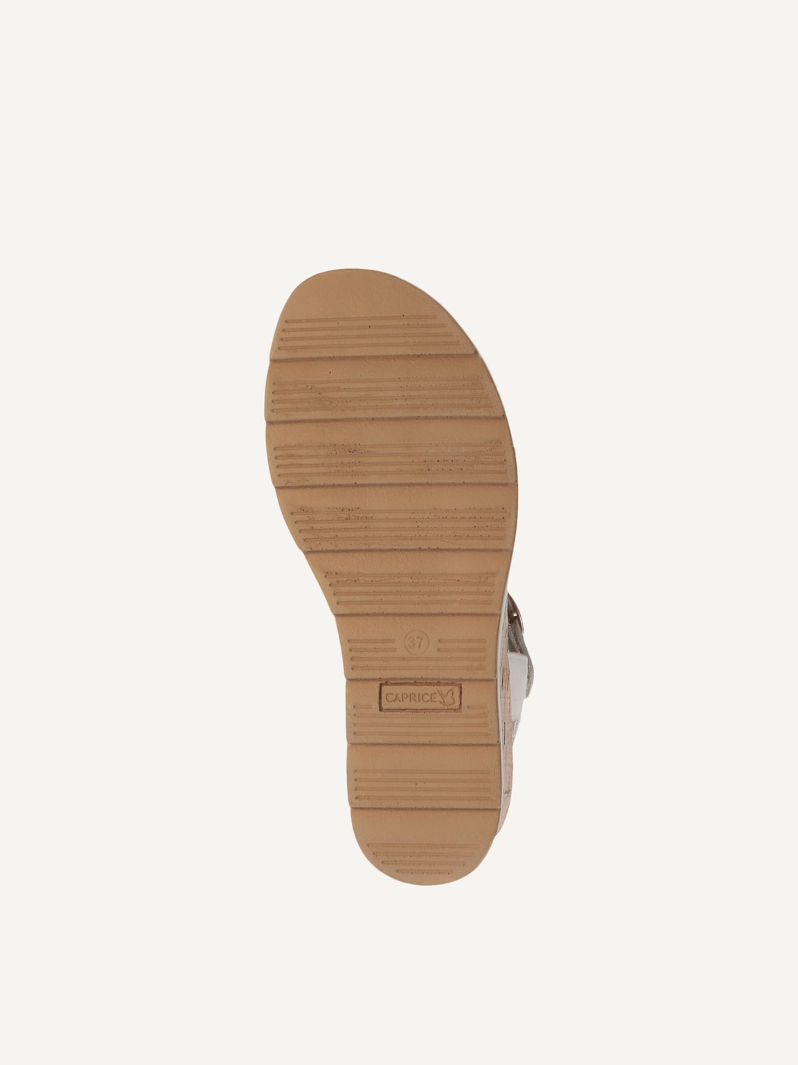 Caprice, Leather Heeled sandal - white SNOW COMB, image 5 of 6