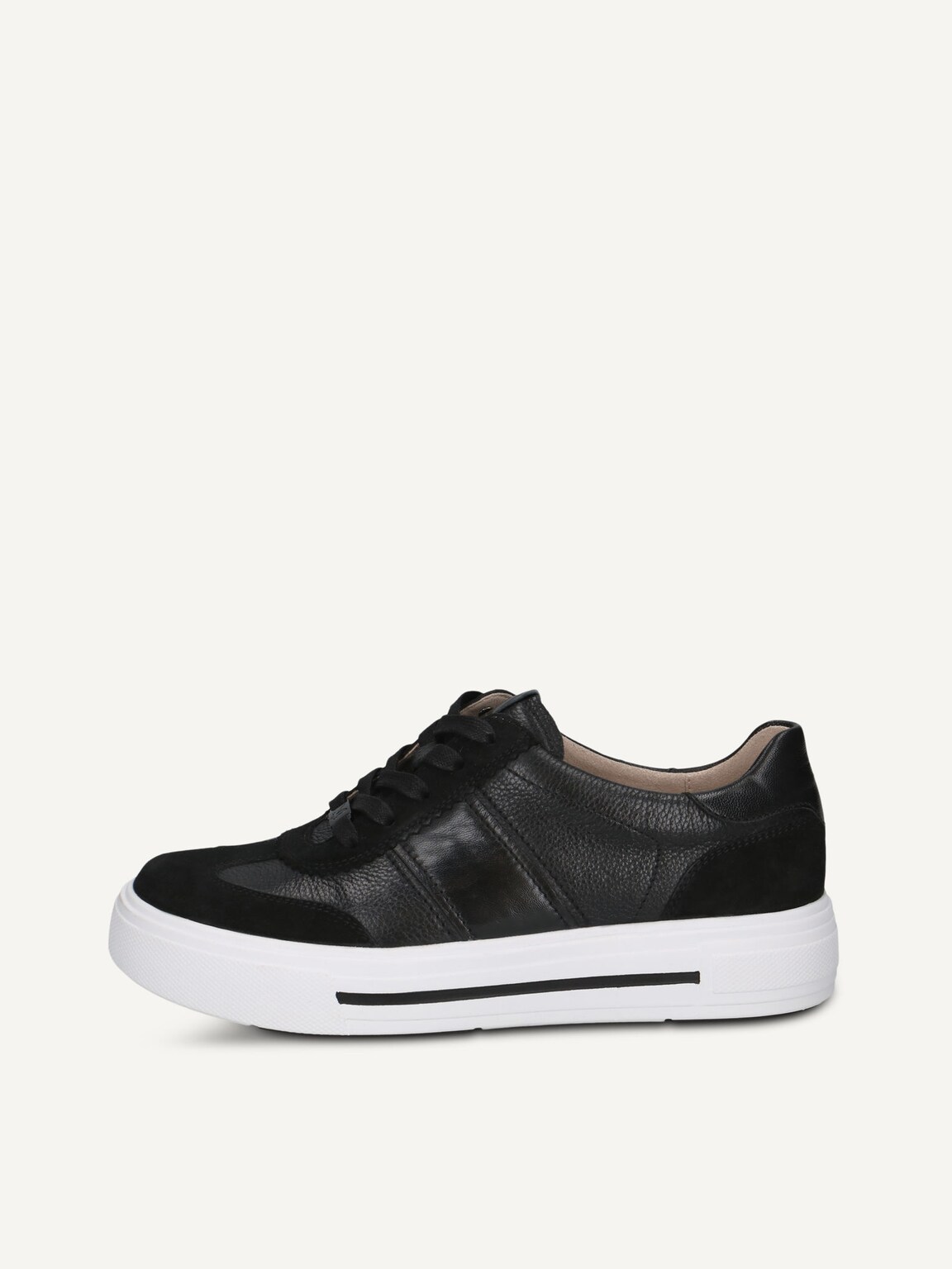 Caprice, Leather Sneaker - black BLACK COMB, image 2 of 5