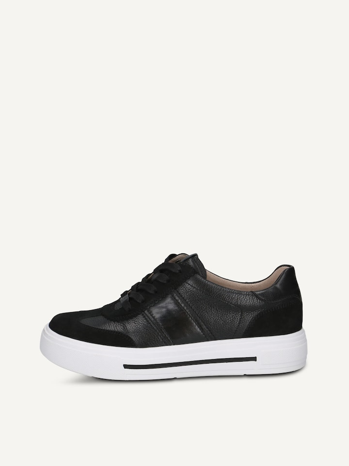 Caprice, Basket en cuir - noir BLACK COMB