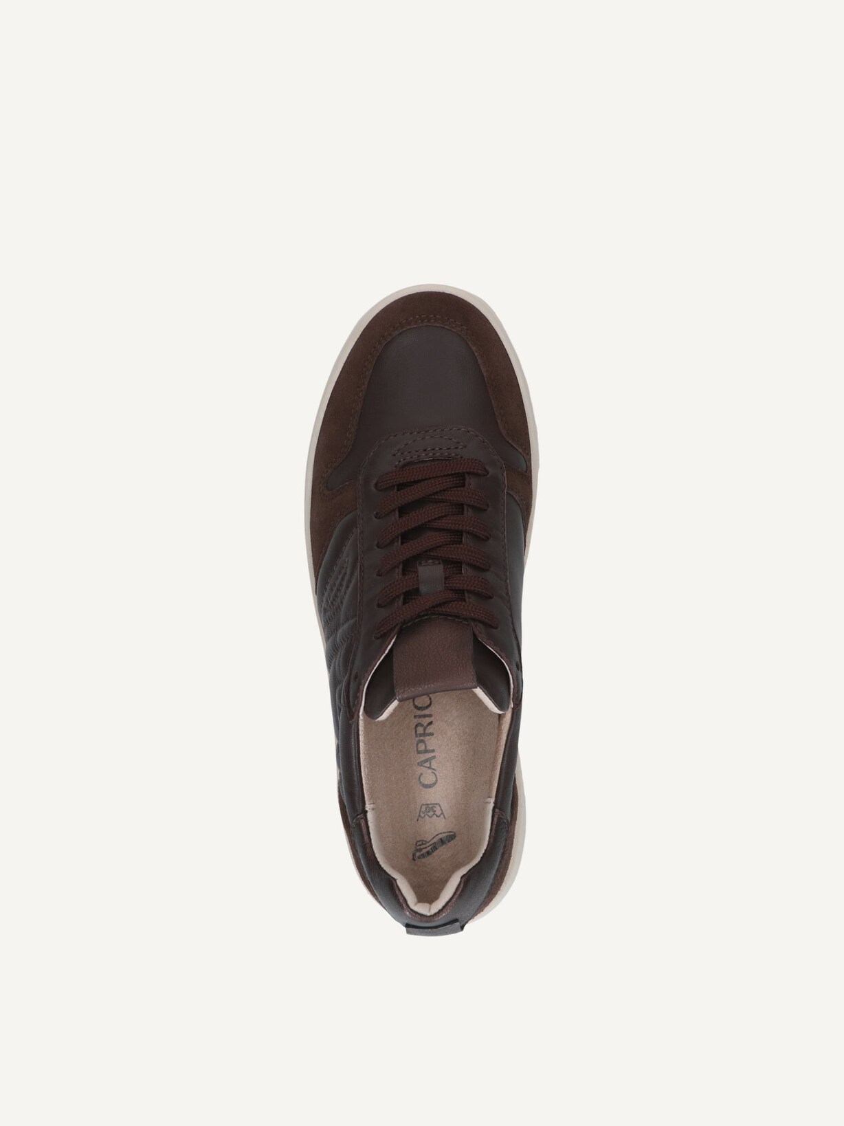 Caprice, Leather Sneaker - brown DK BROWN COMB, image 4 of 5