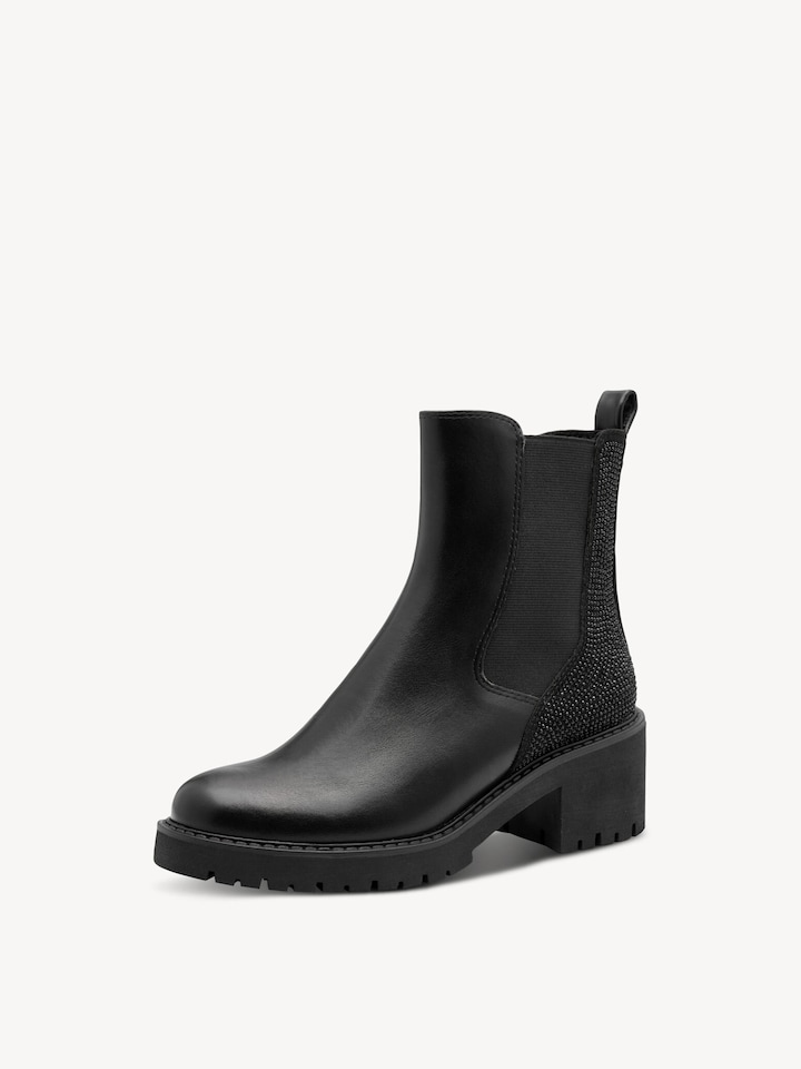 Marco Tozzi, Chelseaboot - zwart BLACK