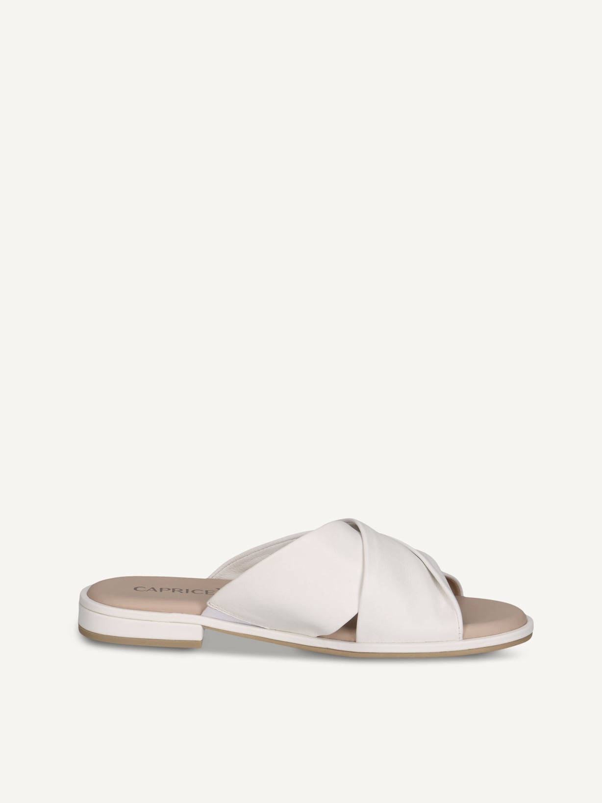 Caprice, Mule en cuir - blanc WHITE NAPPA, image 3 sur 5