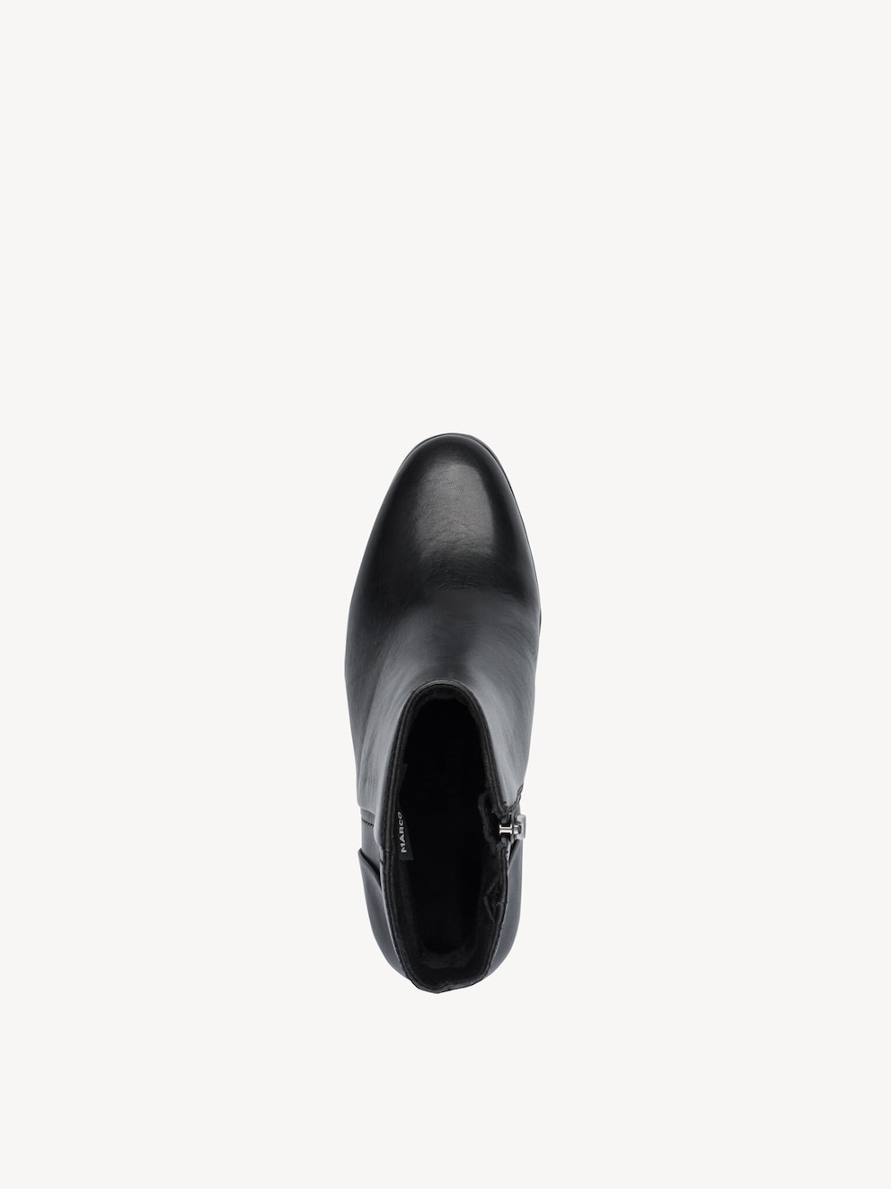Marco Tozzi, Leren Enkellaarsje - zwart BLACK, afbeelding 6 van 7
