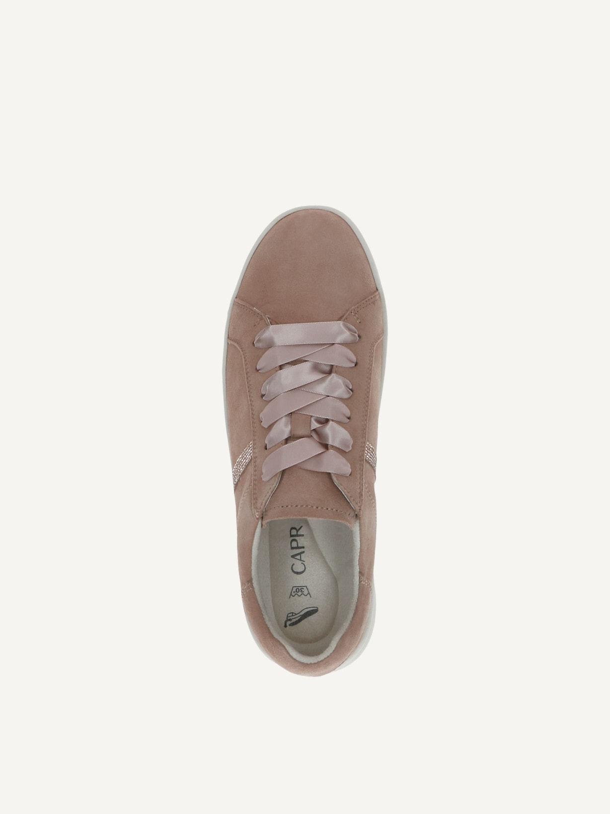 Caprice, Derbie en cuir - beige SAND SUEDE, image 4 sur 5