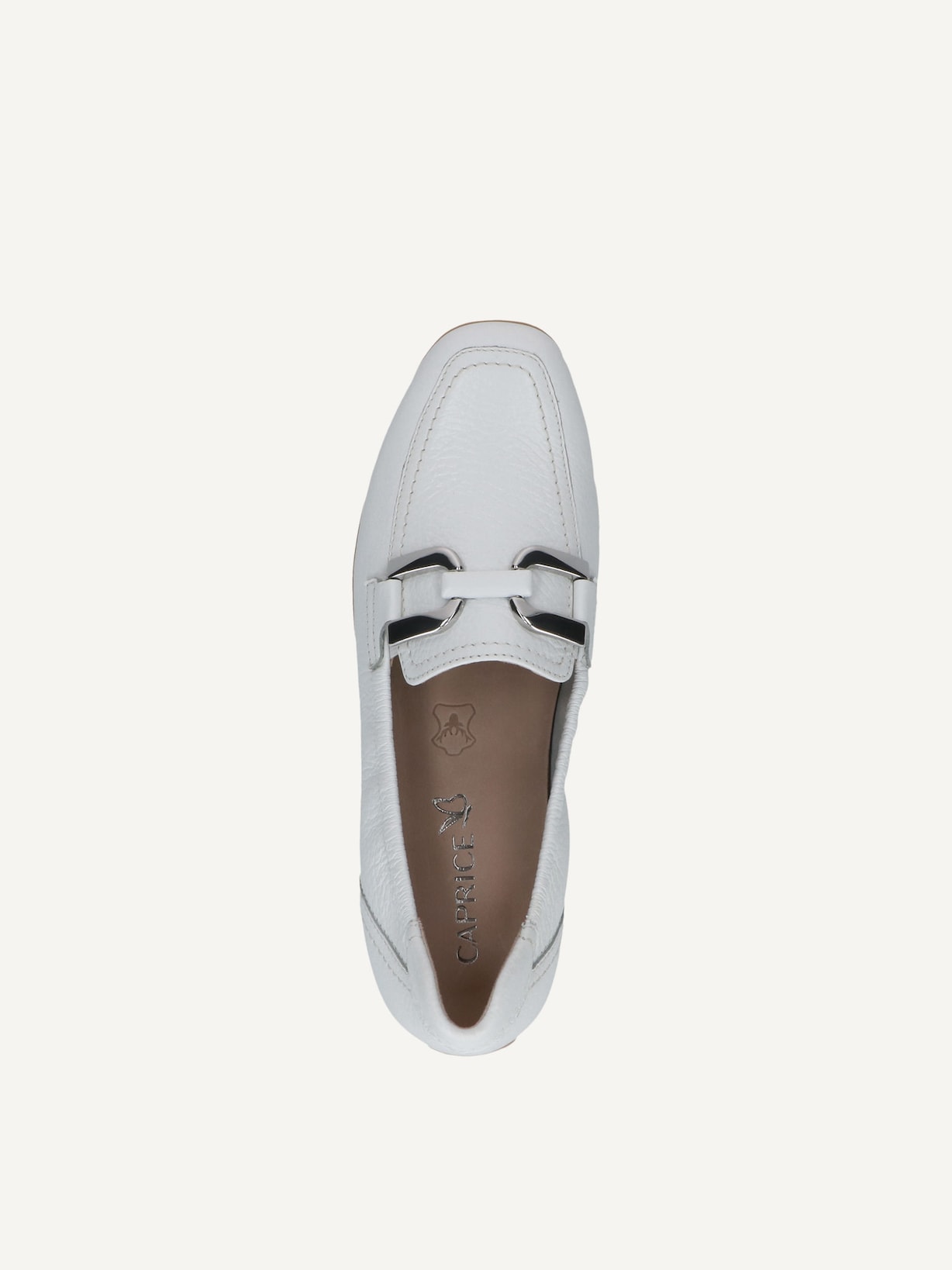 Caprice, Mocassin en cuir - blanc WHITE DEER, image 4 sur 5