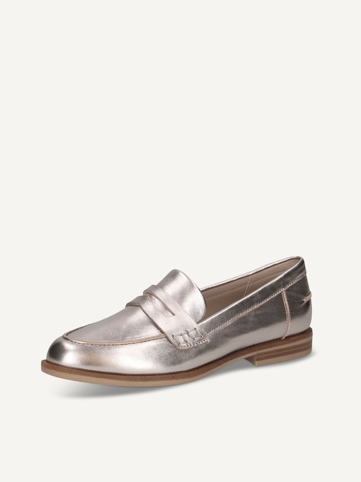 Caprice, Leather Slipper - brown TAUPE METALLIC, image 1 of 6