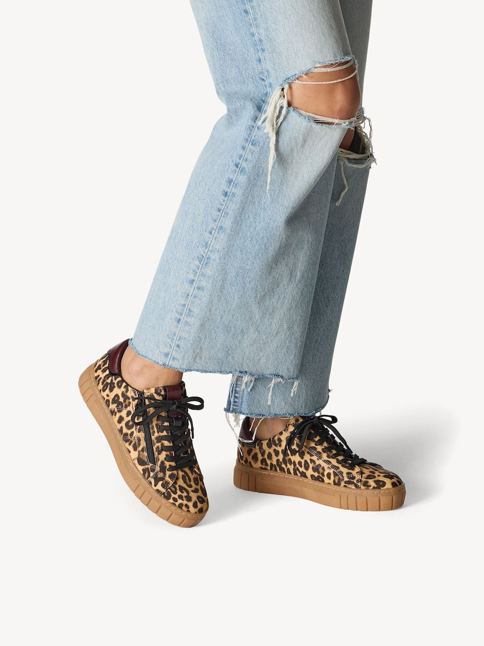 Marco Tozzi, Sneaker - beige LEO BEIGE COMB, immagine 2 di 7
