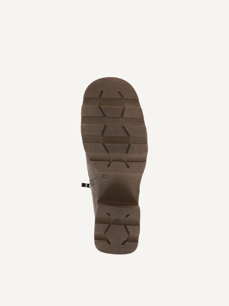 Caprice, Leather Bootie - brown warm lining MUD SUEDE, image 5 of 6