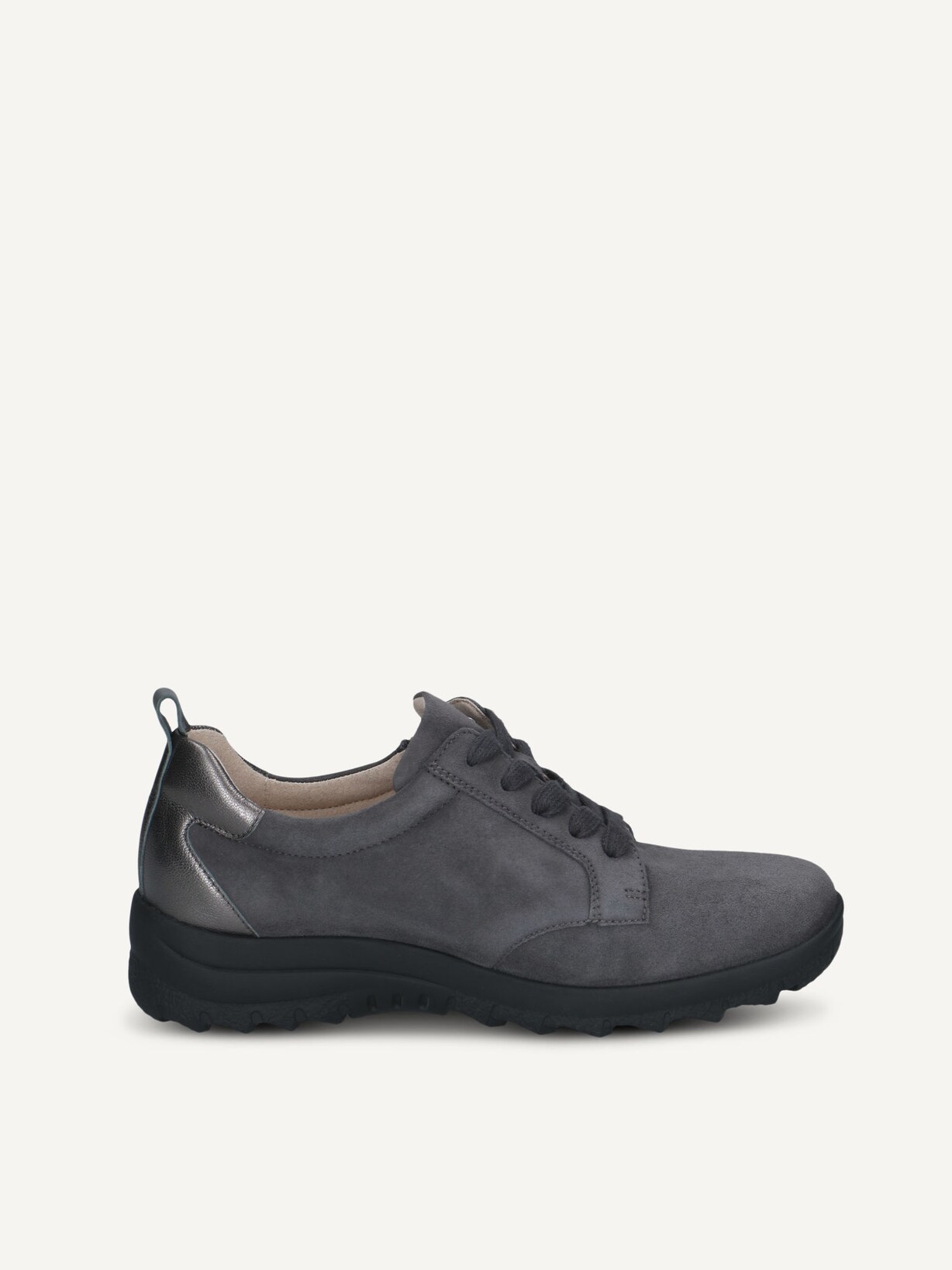 Caprice, Lederhalbschuh - grau DK GREY COMB, Bild 3 von 5
