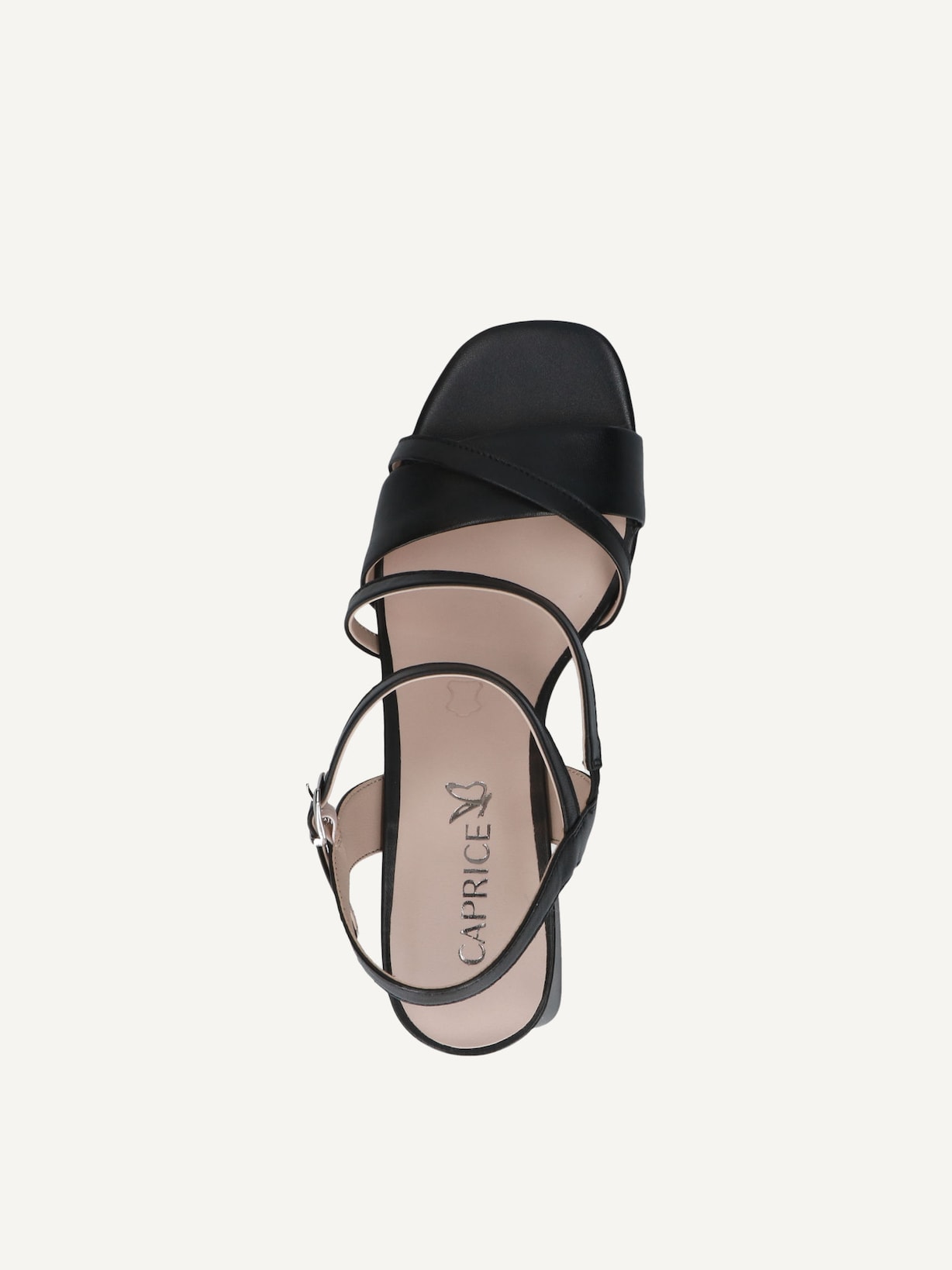 Caprice, Sandale à talon en cuir - noir BLACK NAPPA, image 4 sur 5