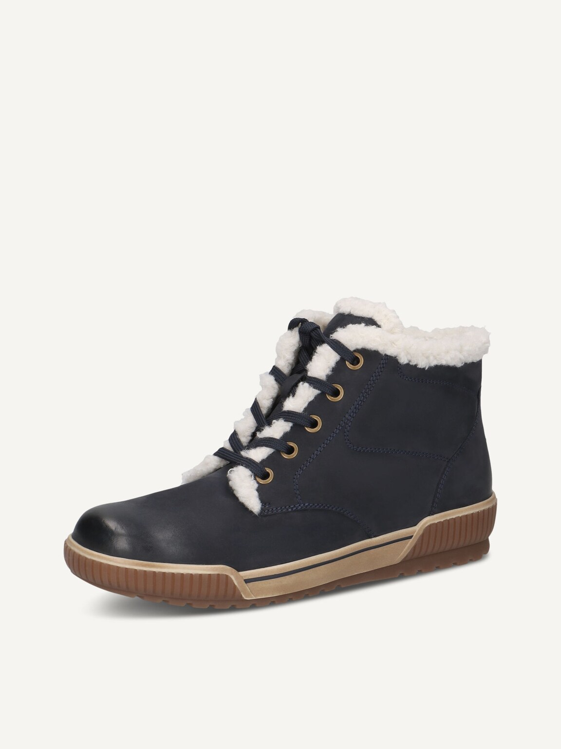 Caprice, Bootie - blue warm lining OCEAN NUBUC, image 1 of 5