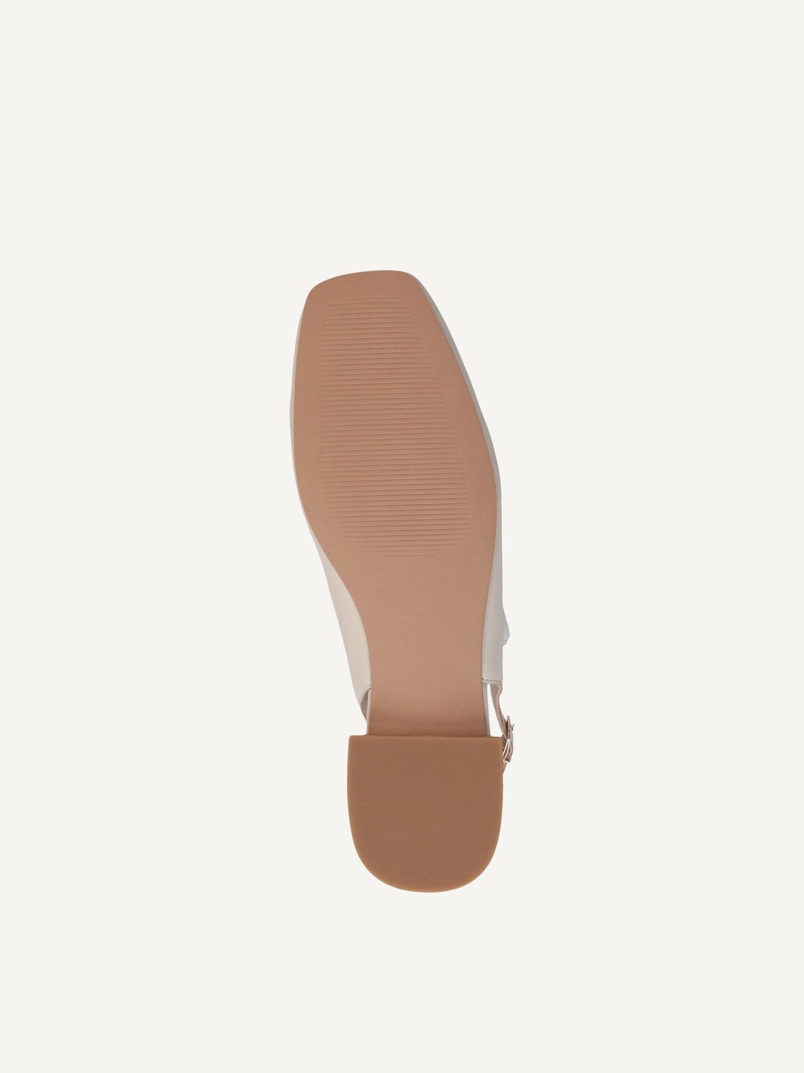 Caprice, Leather sling pumps - beige CREAM PERLATO, image 5 of 6