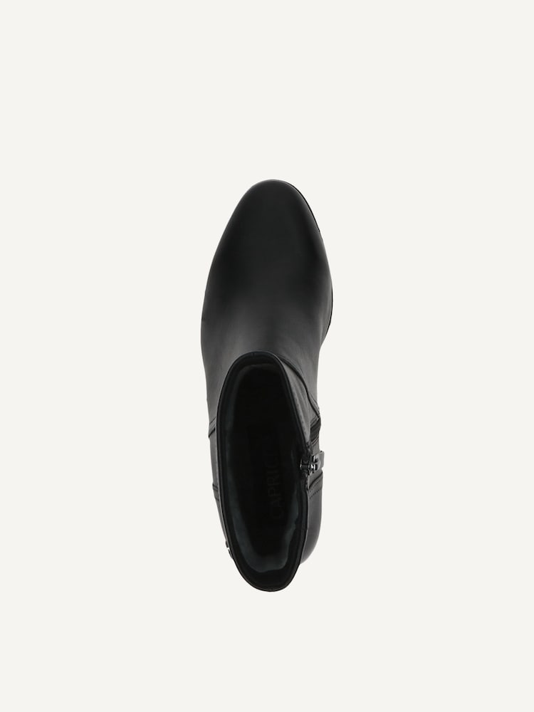Caprice, Bottine en cuir - noir BLACK NAPPA, image 4 sur 5