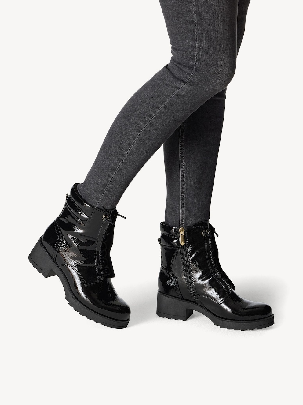 Marco Tozzi, Stivaletti - nero BLACK PATENT, immagine 2 di 7