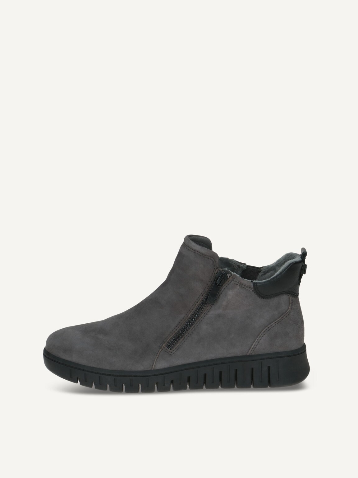 Caprice, Leather Bootie - grey DK GREY COMB, image 2 of 5