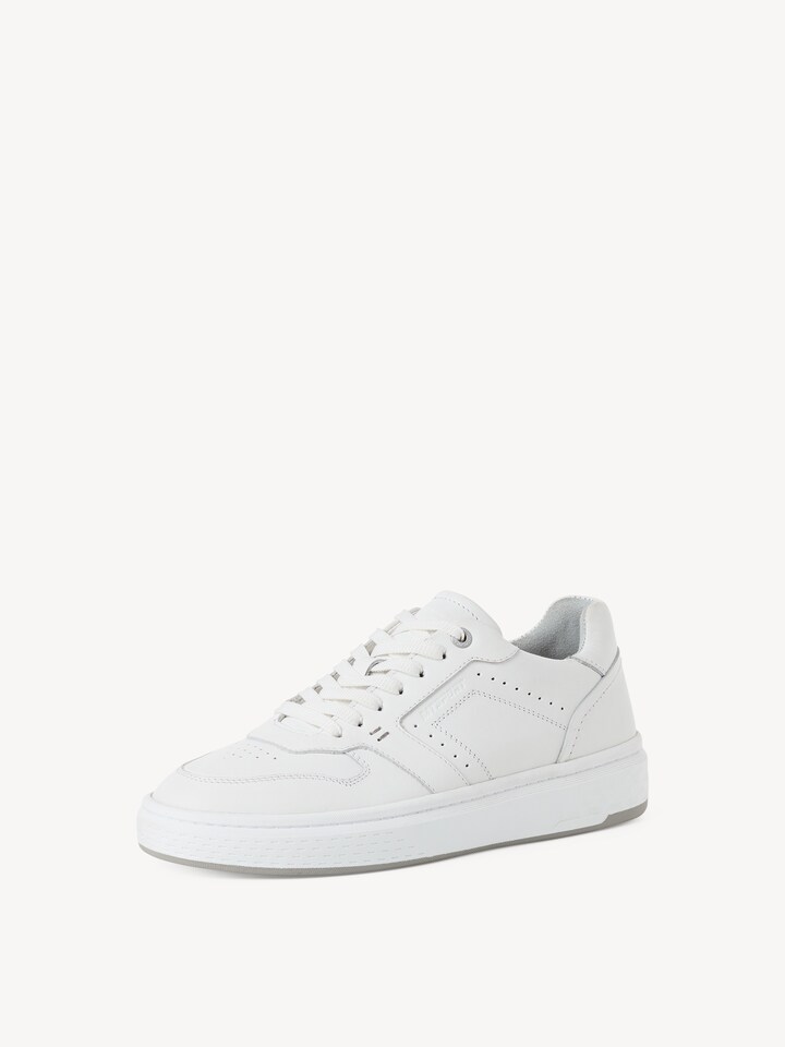Marco Tozzi, Ledersneaker - weiß WHITE