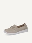 Selected, Caprice, Leather Slipper - grey LT.GREY SUEDE