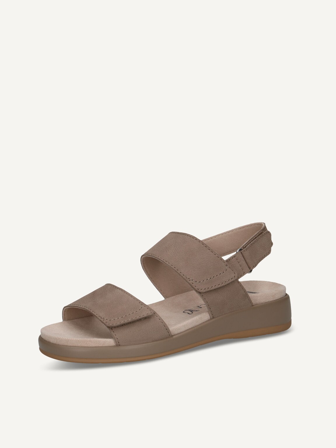 Caprice, Leather Sandal - beige TAUPE NUBUC, image 1 of 5