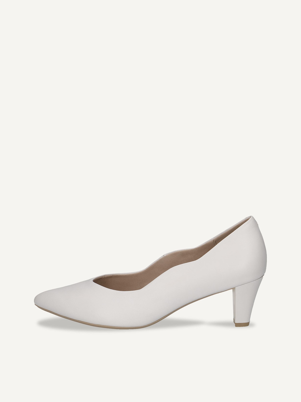 Caprice, Escarpin en cuir - blanc WHITE NAPPA, image 2 sur 10
