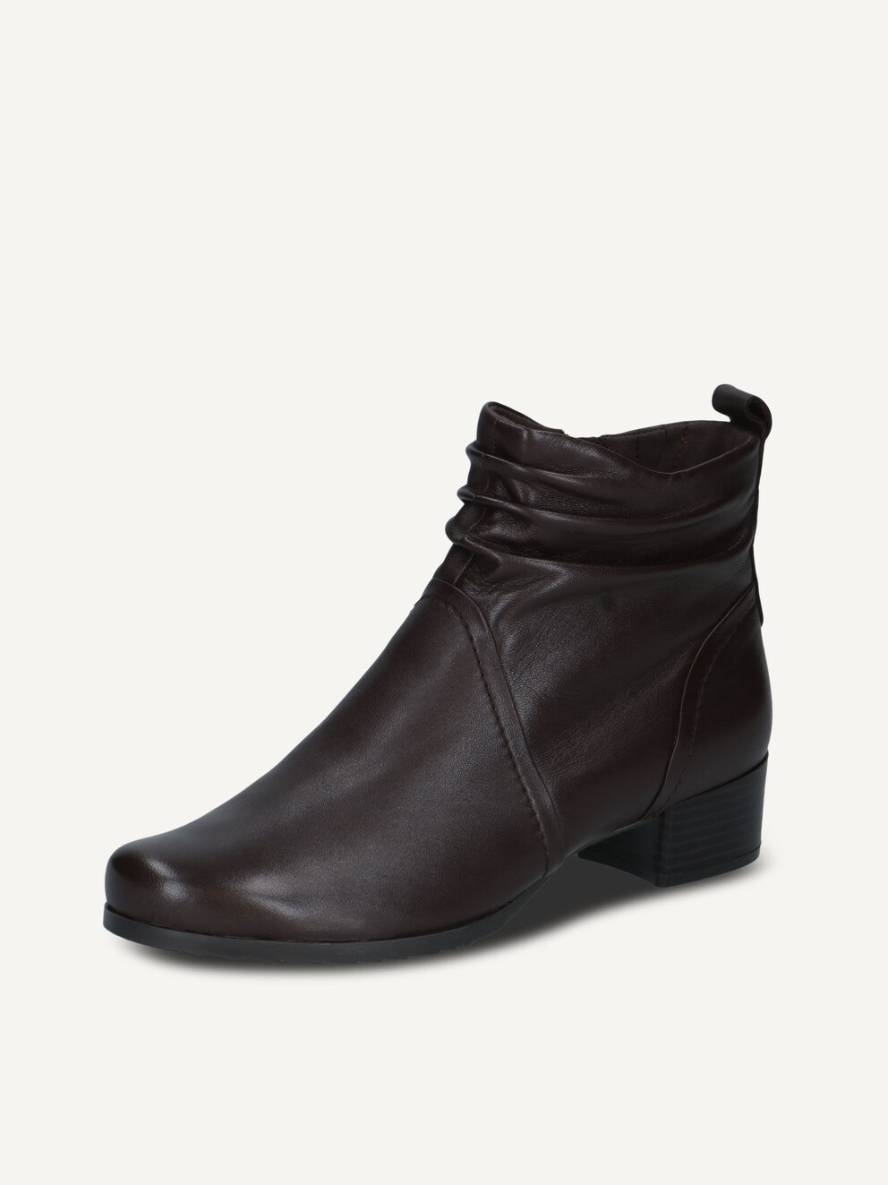 Caprice, Leather Bootie - brown DK BROWN NAPPA, image 2 of 5