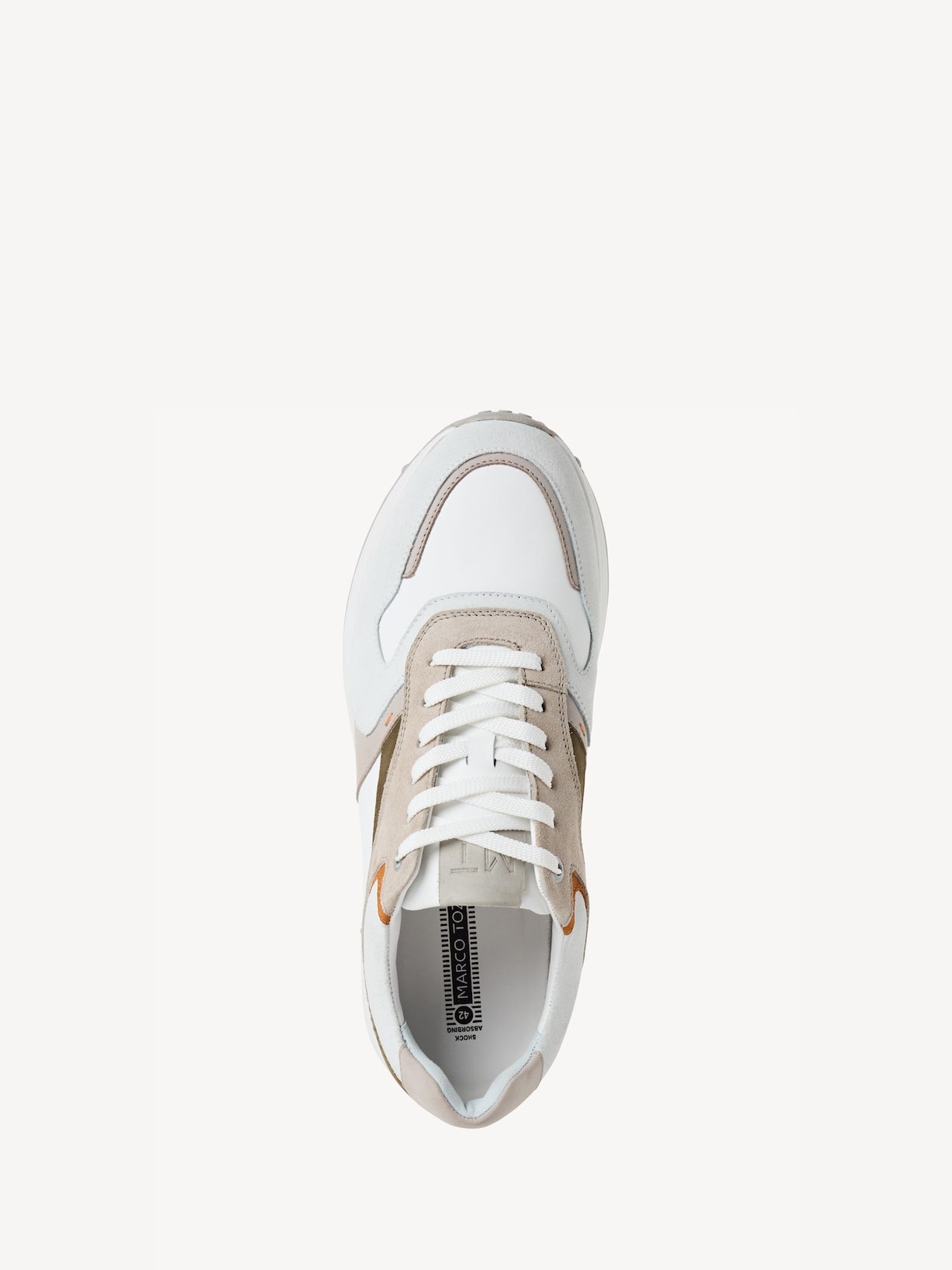 Marco Tozzi, Ledersneaker - weiß WHITE COMB, Bild 5 von 6