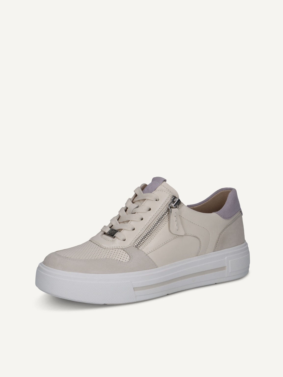 Caprice, Leather Sneaker - rose LAVENDER COMB, image 1 of 5