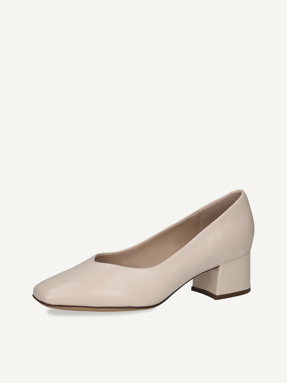 Caprice, Escarpin en cuir - beige CREAM PERLATO, image 3 sur 6