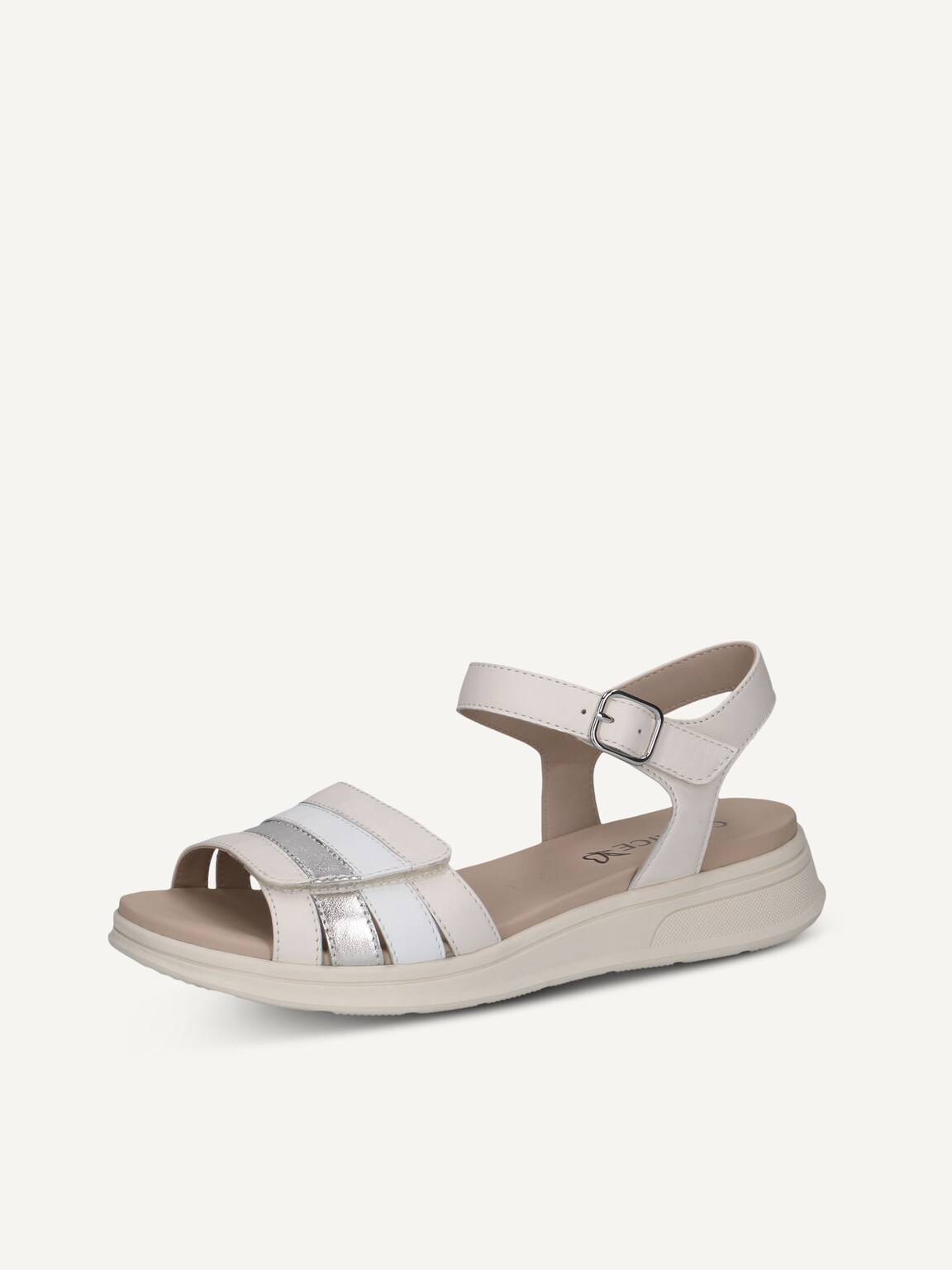Caprice, Leather Sandal - yellow VANILLA COMB, image 1 of 5