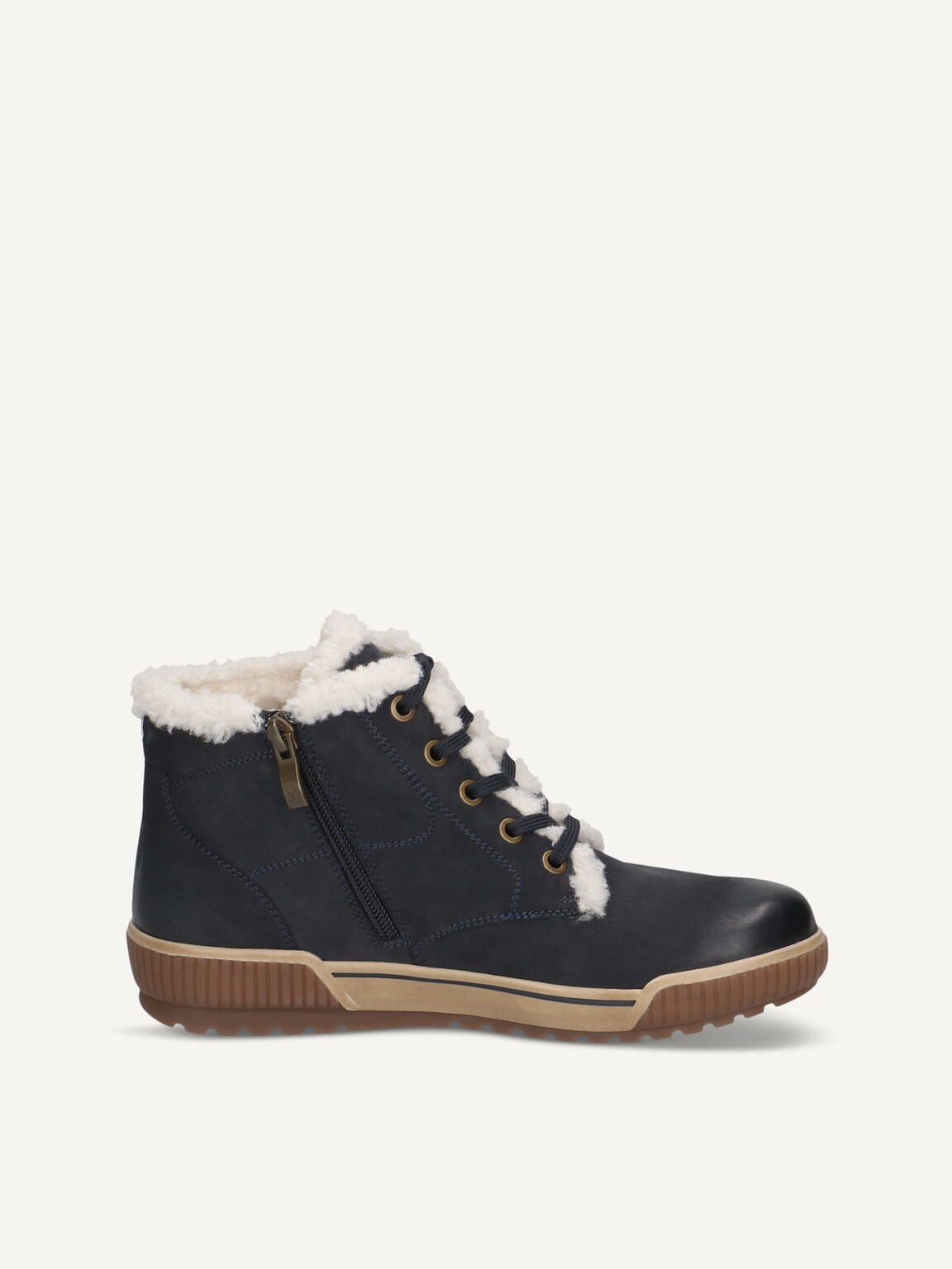 Caprice, Bootie - blue warm lining OCEAN NUBUC, image 3 of 5