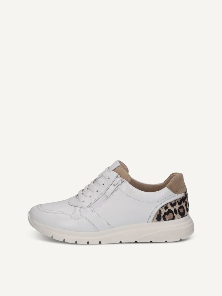 Caprice, Leather Sneaker - white OFFWHITE COMB, image 3 of 6